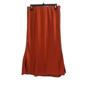 Halogen Midi Skirt - Side Slit - Comfortable - Size M